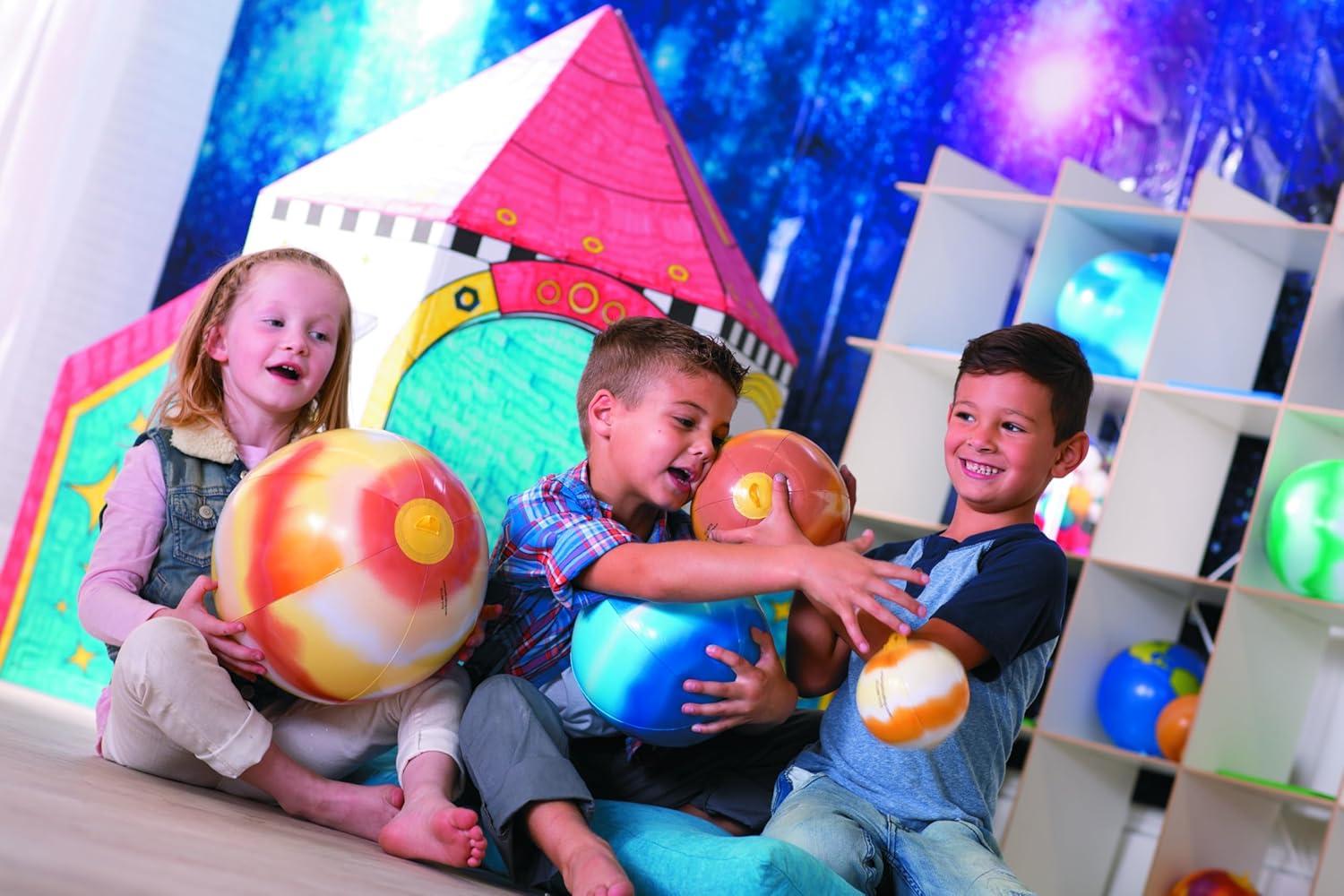 imageFun Express Cardboard Playhouse Rocket Ship Toy for Kids  5 Foot Color Your Own Spaceship for Indoor Play  White Cardboard House to Color for Toddler Activities ampamp Creative Arts Projects