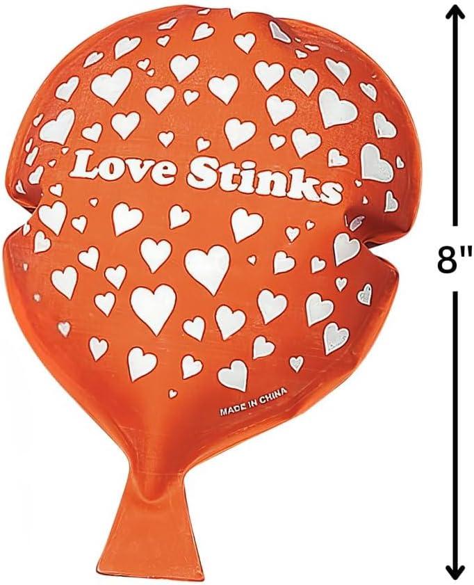 imageFun Express Love Stinks Whoopee Cushions  Set of 12  Valentines Day and Gag Party Favors