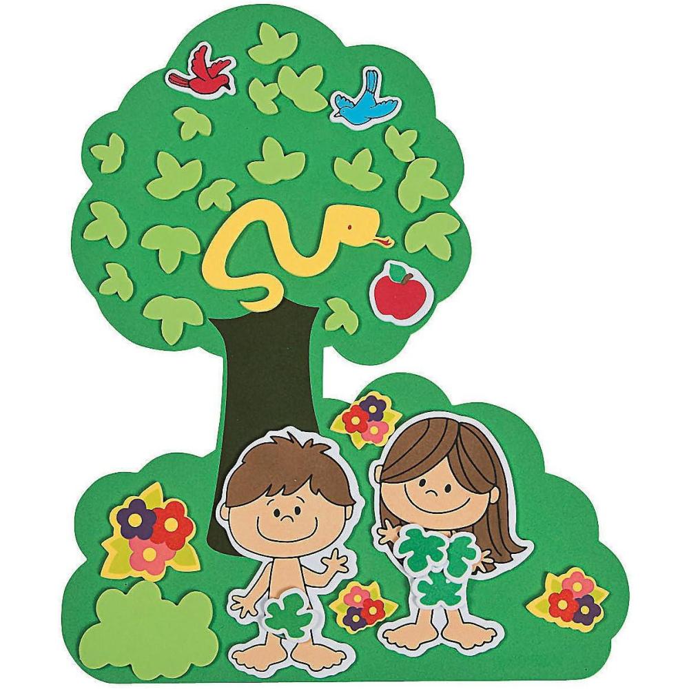imageAdam and Eve Foam Shape Set  Crafts for Kids and Fun Home Activities