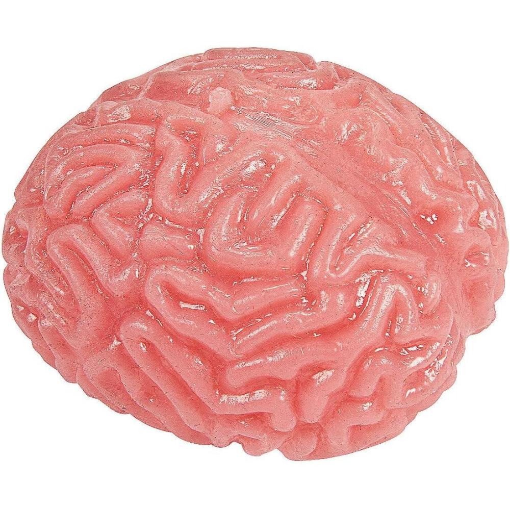 imageFun Express  Brain Shaped Splatball for Halloween  Value Toys  Sticky ampamp Stretch Toys  Halloween  12 Pieces