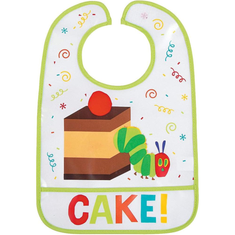 imageFun Express 1 Piece Very Hungry Caterpillar BIB Apparel Accessories Birthday Party Supplies MultiColor