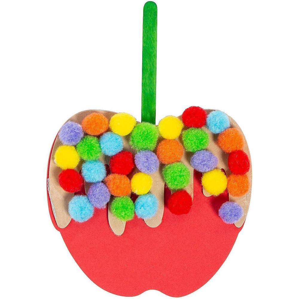 imageFun Express Caramel Apple with PomPoms Craft Kit  Makes 12