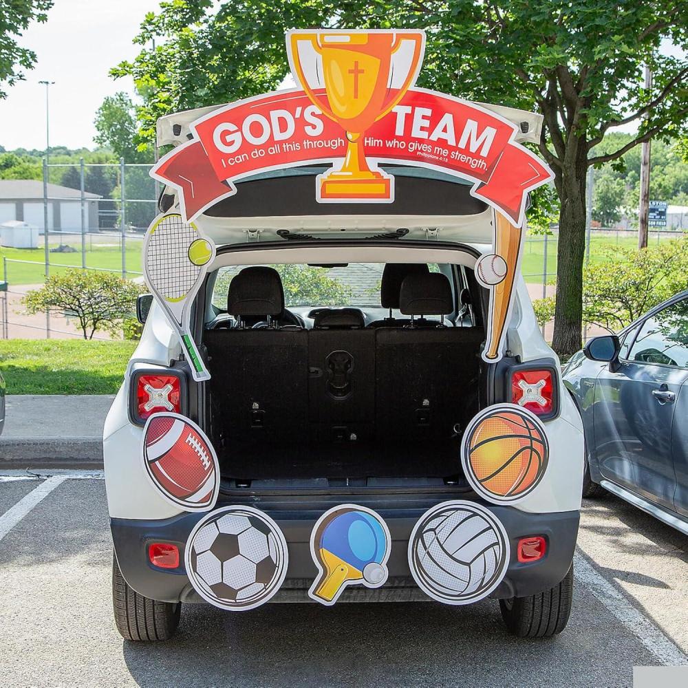 imageFun Express Full Update PARTY SUPPLIES Value Gods Team Sports TrunkorTreat Decorating Kit