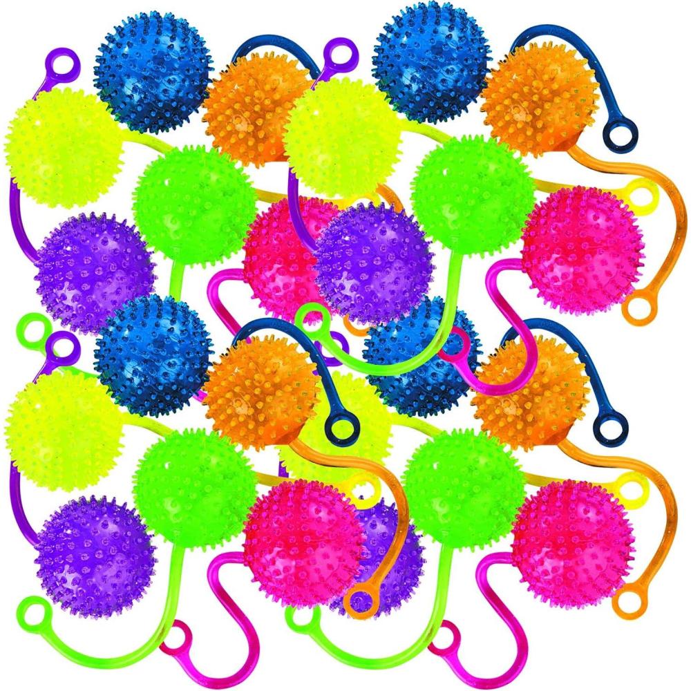 imageFun Express Mini Neon Water YoYo Balls Bulk Set of 24  Party Favors for Kids Birthday Goodie Bags  Prize Box Toys for Kids Classroom Treasure Box Prizes  Pinata Stuffers Carnival Prizes Ages 312