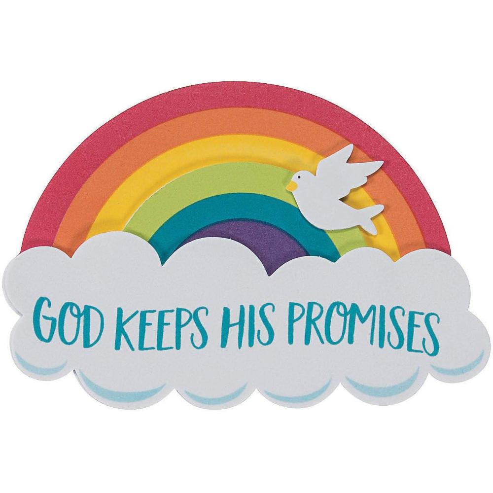 imageFun Express Rainbow Magnet Craft Kit for Kids  Creative DIY Crafting with God Keeps His Promises Theme Perfect for Group Activities  Home Fun Projects  Ideal for Kids ampamp Families  12 Pieces