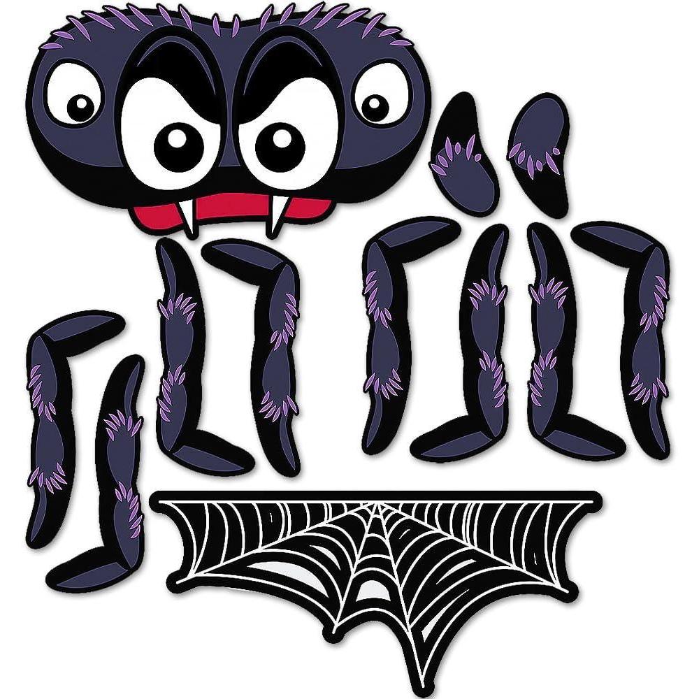 imageFun Express Value Graveyard TrunkorTreat Decorating Kit  8 PcSpider