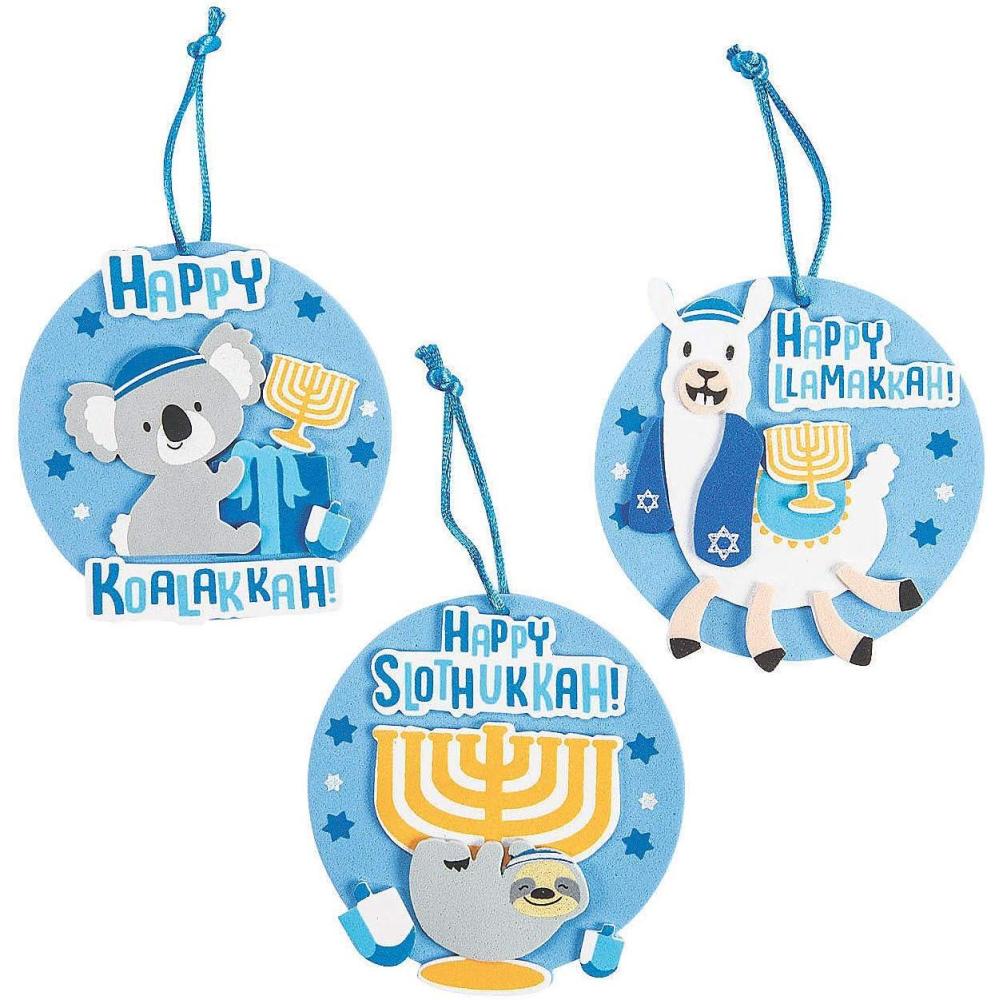 imageHanukkah Animals Ornament Craft Kit  Makes 12  Crafts for Kids and Fun Home Activities