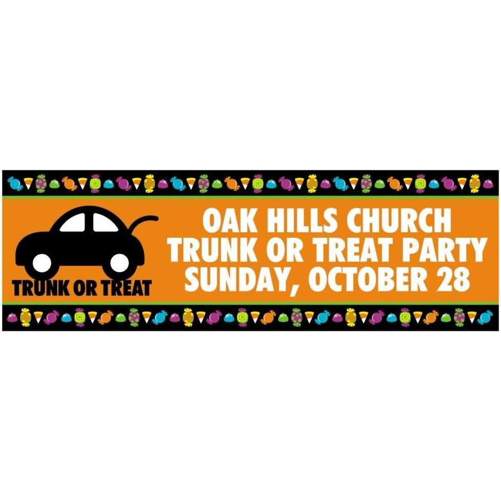 imagePersonalized Medium TrunkOrTreat Vinyl Banner