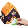 Adorable Multicolor Haunted House with Assorted Design Stuffed Peekaboo Figures – 6.5″ x 7″ – 3.5″ – (Set of 13) – Perfect for Halloween Decorations, Trick-or-Treat Goodie Bags, and Spooky Gifts