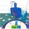 Dreidel Magic Color Scratch Hanging Craft Art Kit – Set of 24 with 12 Scratch Tools – Hanukkah Crafts for Kids