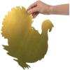 Fun Express 12″ Metallic Foil Turkey Cutouts – 12 Pc