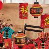 Fun Express 2025 Light Up Paper Hanging Chinese Lanterns (3 Piece Set) Chinese New Year Party Decor