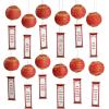 Fun Express 4 1/2″ x 13 1/2″ Lunar New Year Riddle Hanging Paper Lanterns – 12 Pieces