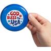 Fun Express Bulk 72 Pieces God Bless The USA Mini Flying Discs