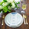 Fun Express Bulk Clear Plastic Patterned Wine Glasses, 48 Pieces, Wedding, Reception, Grand Event Party Supplies
