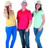 Fun Express Bulk Fedora Hats 12 Pack – Colorful Straw Party Hats for Adults & Kids | Fiesta Party Decorations for Cinco De Mayo, Birthday Celebrations & Mexican Theme Events | Assorted Rainbow Colors