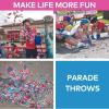 Fun Express Bulk Patriotic Candy Individually Wrapped – 1000 Pieces Premium Assorted Candy and Lollipops to Make Every Occasion Sweet – 4th of July, Memorial Day and Veteran’s Day Favors