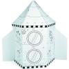 Fun Express Cardboard Playhouse Rocket Ship Toy for Kids – 5 Foot Color Your Own Spaceship for Indoor Play | White Cardboard House to Color for Toddler Activities & Creative Arts Projects