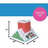 Fun Express Christmas Bean Bag Toss Game for Kids – Holiday Rooftop Chimney Drop Party Game Set with 6 Present Bags | Fun Activities for Family Games, Parties & Winter Entertainment
