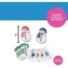 Fun Express Christmas Playing Cards Snowman Shaped 12 Pack – Holiday Stocking Stuffers for Kids & Family Game Night | Festive Card Games with Snowflake, Candy Cane & Gift Designs for All Ages