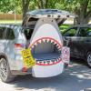 Fun Express Full Update Party Supplies Value Gray & White Shark Trunk-or-Treat Decorating Kit