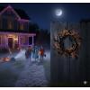 Fun Express Halloween Wreath 26″ Light Up Black Bat Twig Wreath for Front Door – Spooky Gothic Outdoor Halloween Decorations with LED Lights | Premium Plastic Construction for Porch & Entryway Decor