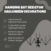 Fun Express Hanging Bat Skeleton Halloween Decorations – 6 Pieces