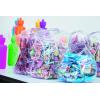 Fun Express Kids Water Bottles Bulk 12 Pack – Plastic 18 oz Leak Proof Squeeze Bottles with Pop Top Lids & Straps | Perfect for School, Sports Teams, Birthday Parties & Fundraising Events