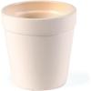 Fun Express Mini Flower Pots Bulk Ceramic – Set of 12 Unfinished White Ceramic Pot for Kids – Color Your Own Class Pack – Great for Classrooms, Art Class and Camp Craft Projects