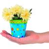 Fun Express Mini Flower Pots Bulk Ceramic – Set of 12 Unfinished White Ceramic Pot for Kids – Color Your Own Class Pack – Great for Classrooms, Art Class and Camp Craft Projects