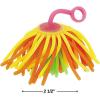 Fun Express Neon Large Stretchy Noodle Ball Yo Yos Party Favor Toys – Multicolor (Set of 12)
