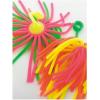 Fun Express Neon Large Stretchy Noodle Ball Yo Yos Party Favor Toys – Multicolor (Set of 12)