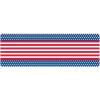 Fun Express Patriotic Fitted Rectangle (37″ X 80″) Disposable Plastic Tablecloth, Table Cover – Patio, 4th of July, Patriotic Party Supplies