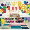 Fun Express Pop Up Canopy 4×4 Small Pop Up – Carnival Circus Tent Canopy for Event Vendor Booth & Food Stand | Portable Party Tent for Outdoor Backyard Celebrations, VBS & Festival Decorations
