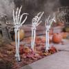 Fun Express Skeleton Hands Halloween Yard Decorations – 3 Pack Groundbreaker Skeleton Arms 20″ for Outdoor Graveyard Cemetery Decor | Realistic Halloween Lawn Stakes for Spooky Garden Display