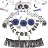 Fun Express Skeleton Trunk-or-Treat Decorating Kit – Spooky Halloween Party Decor for Trunk-or-Treat Events Features Skeleton Designs – Banners & Accessories Easy Setup for Fun & Festive – 21 Pieces