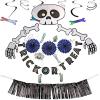 Fun Express Skeleton Trunk-or-Treat Decorating Kit – Spooky Halloween Party Decor for Trunk-or-Treat Events Features Skeleton Designs – Banners & Accessories Easy Setup for Fun & Festive – 21 Pieces