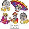 Fun Express Value Graveyard Trunk-or-Treat Decorating Kit – 8 Pc(Day of the Dead)