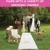 Fun Express White Wedding Aisle Runner 100 Foot – Premium Non-Slip Carpet for Indoor & Outdoor Ceremony | Elegant Bridal Walkway Decoration with Easy Setup for Church, Garden & Beach Weddings