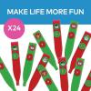 Holiday Kazoos (Set of 24) for Christmas – Toys – Noisemakers – Kazoos & Whistles – Christmas – 24 Pieces