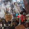Life Size Posable Pirate Skeleton (5 feet tall) Halloween Decorations