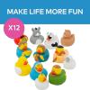 Nativity Rubber Duckies for Christmas – Set of 12 – Holiday Decor, Toys and Stocking Stuffers for Kids