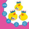 One Dozen (12) Patriotic 4th of July Rubber Duckys