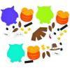 Owl Thanksgiving Foam Magnets Craft Kit -12 – Crafts for Kids and Fun Home Activities