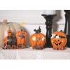 Pumpkin Express Train for Halloween Decorations – Fall Home Decor Table Top Figurines