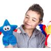 Stuffed Walking Patriotic Star Character Puppets, 12 Pieces