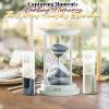 Unity Hour Glass – Symbolize Your Timeless Love, Unique Wedding Hourglass Timer 60 Minutes Cylinder Set – 3 Pcs Personalized White Unity Sand Hourglass Set – Sand Sold Separately