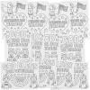 Color Your Own White Veterans Day Cards (5″ x 7″) 12 Pcs. – Assorted Designs, Ideal for Craft Projects & Patriotic Celebrations