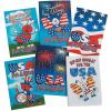 Fun Express – Patriotic Activity Book for Fourth of July – Stationery – Activity Books – Activity Books – Fourth of July – 72 Pieces