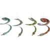 Fun Express 25″ Tropical Snake Hanging Swirl Decorations – Vibrant Party Decor – 12 Pieces – Ideal for Summer Events, Luau, and Jungle Themes